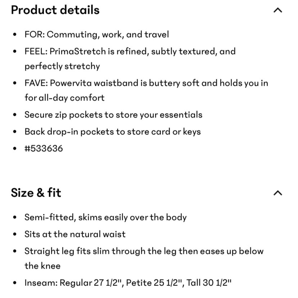 Athleta Endless Pant - Picture 9 of 9